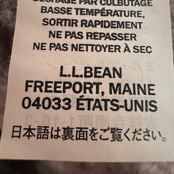 L L Bean Fleece Full Zip Jacket Native Aztec Print Sz Small Soft Cozy Casual - Picture 9 of 12